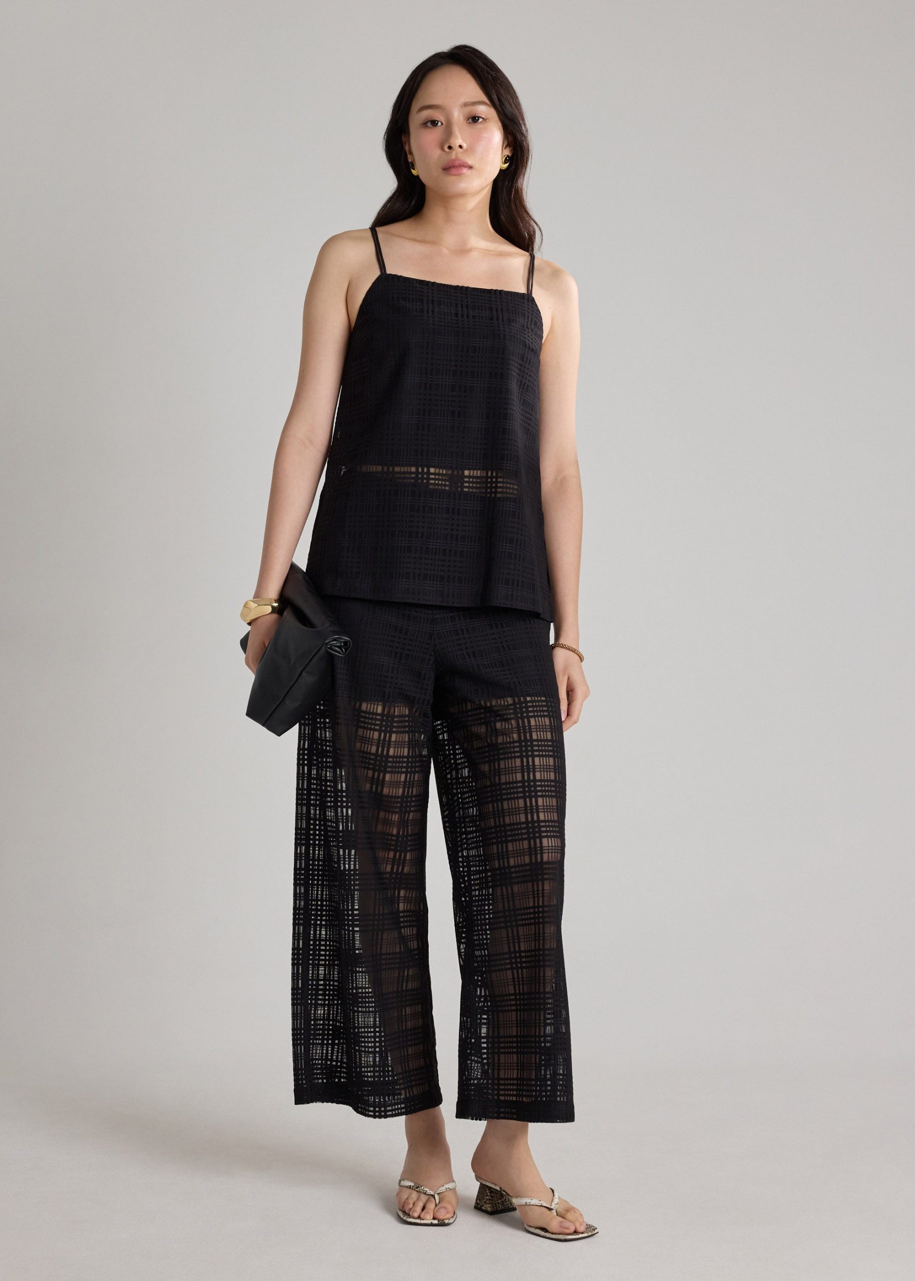 Sheer Check Camisole - Image 2