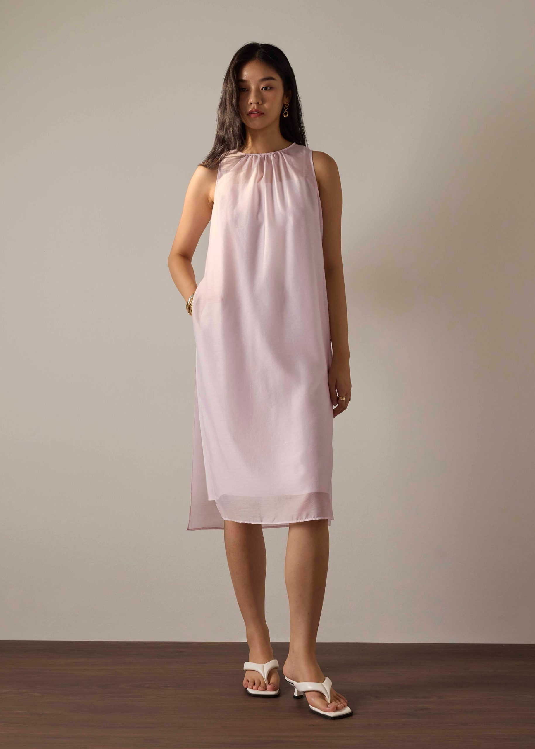 Mirei Organza Column Dress - Image 9