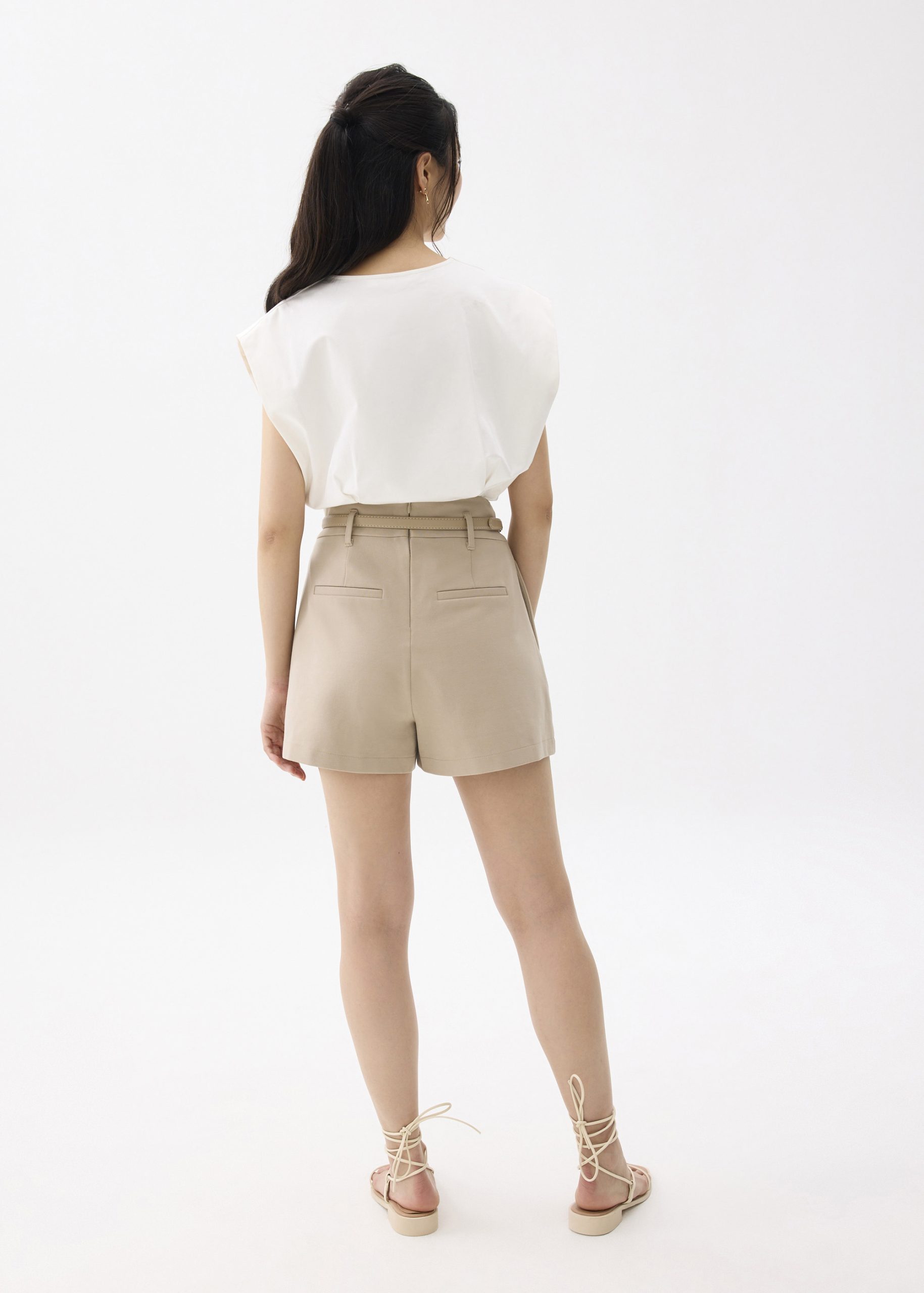 Belted A-line Skort - Image 12