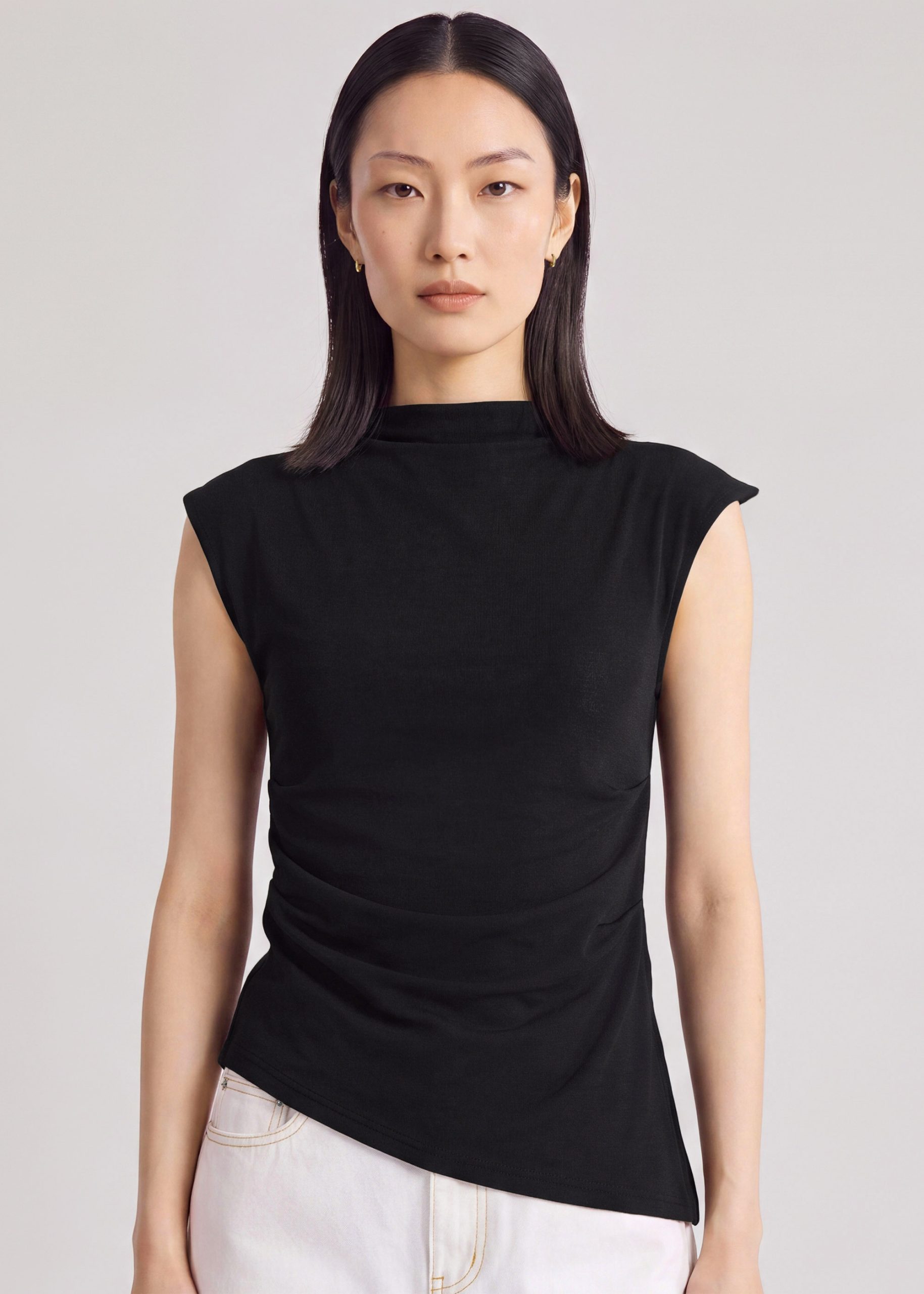 Neoprene Mock Neck Top - Image 3