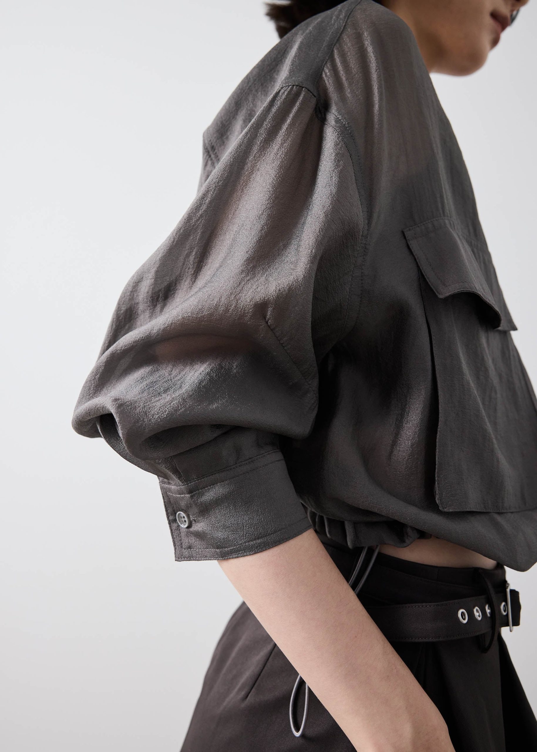 Georgette Cargo Jacket - Image 6