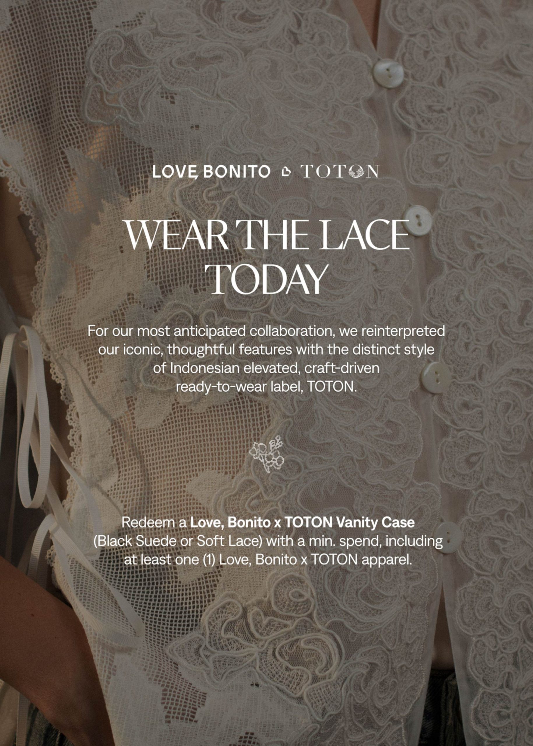 Love, Bonito x TOTON Lace Cocoon Skirt - Image 18