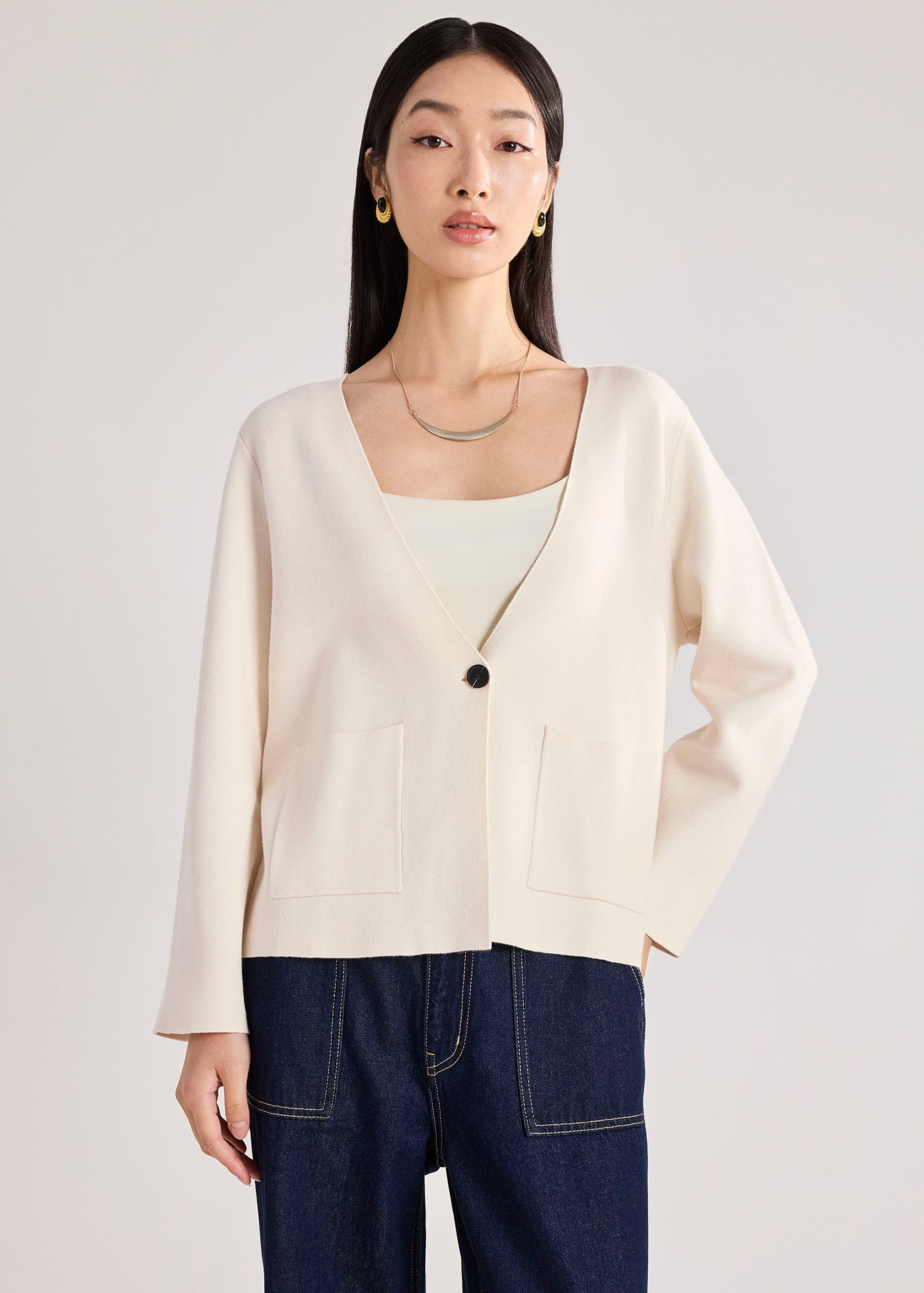 Knit Long Cardigan - Image 9