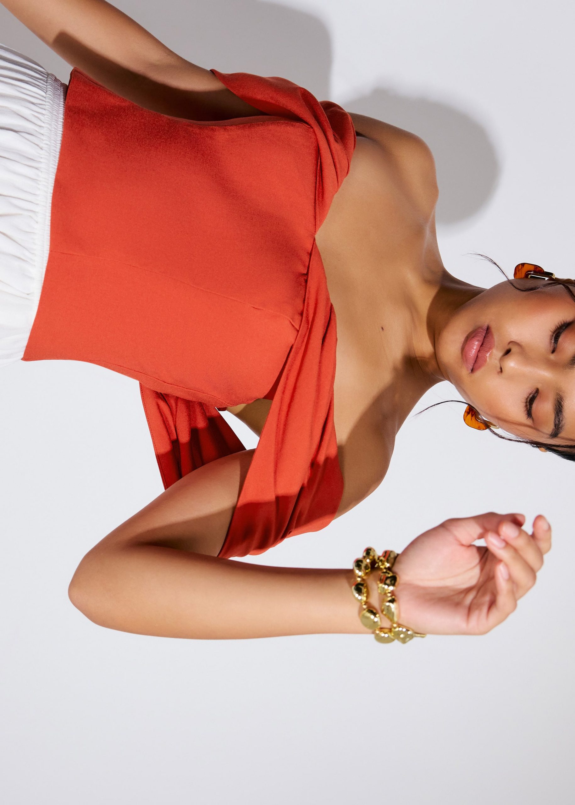 BraFree by LB Ruched Off Shoulder Fitted Top - Image 12