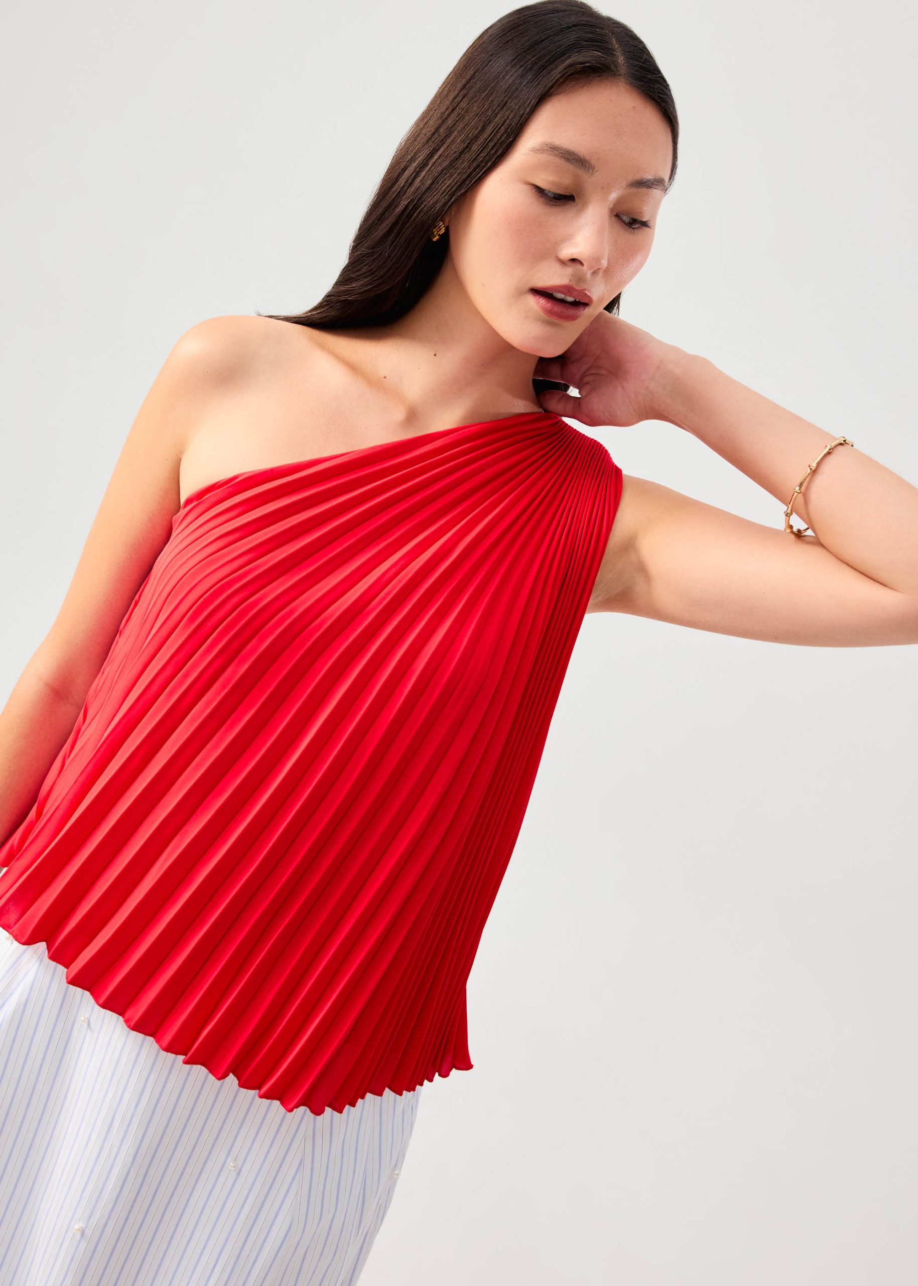Wei Sunray Pleated Toga Top - Image 25