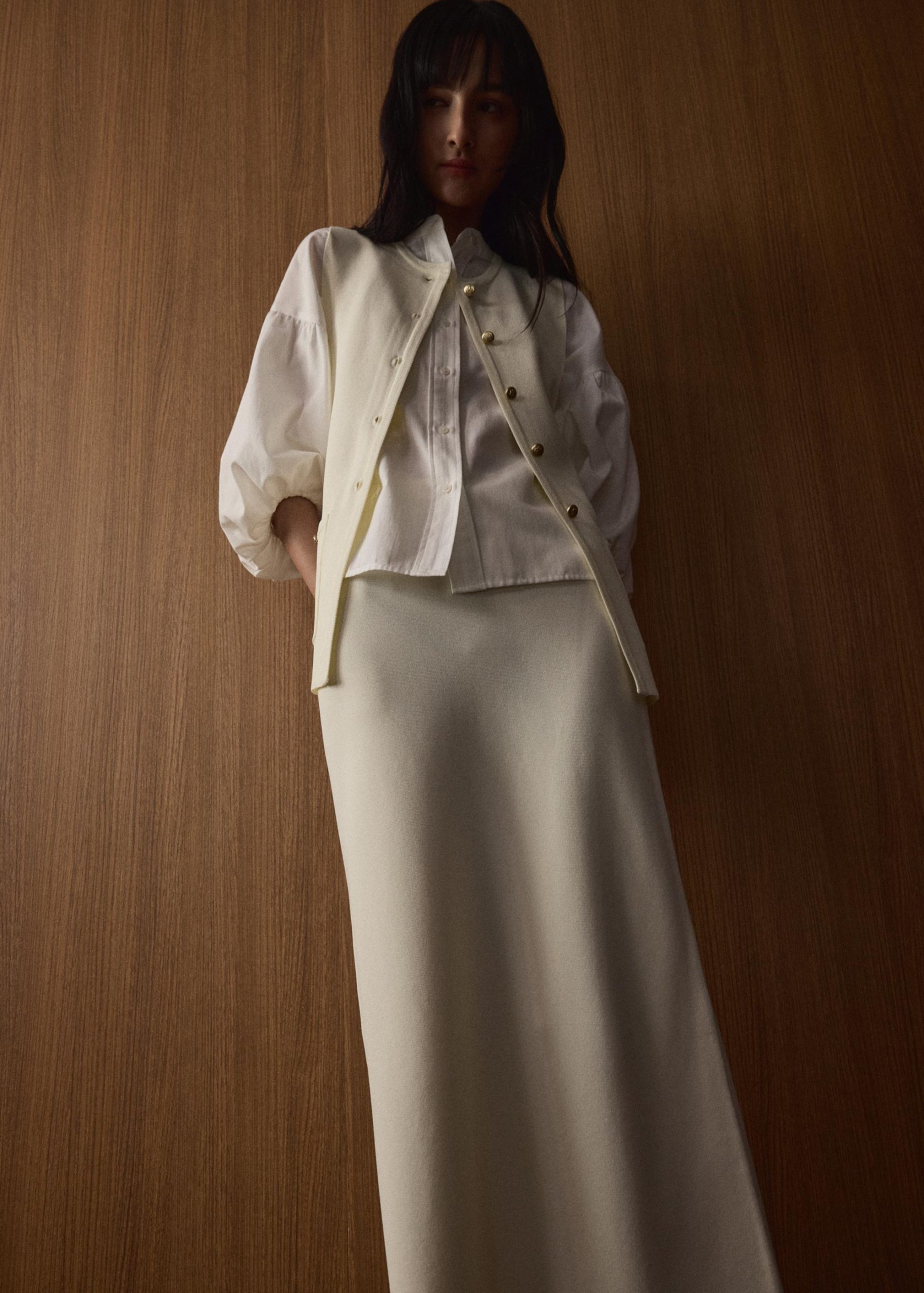 Ayami Knit Fitted Vest - Image 9