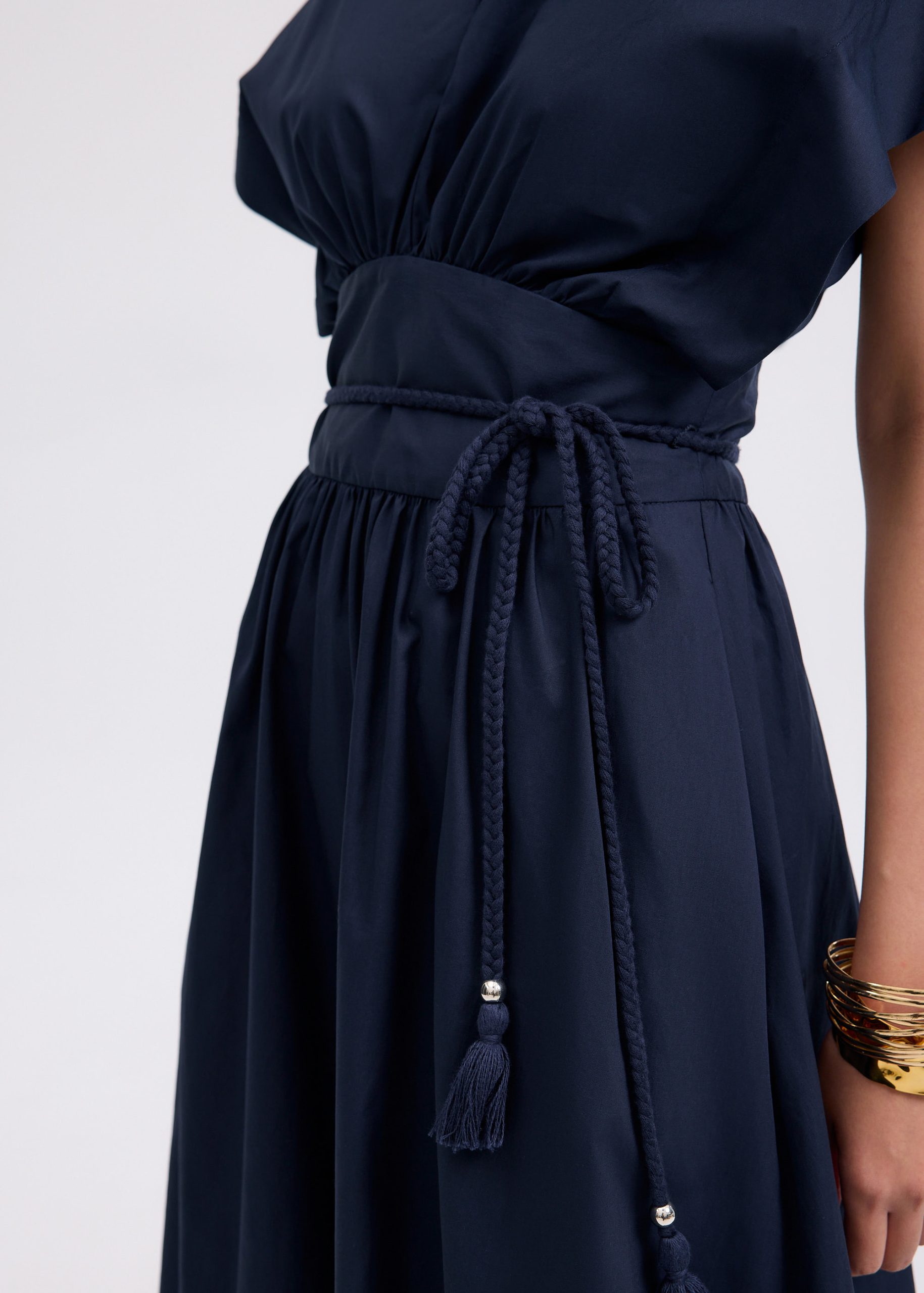 Dahlia Poplin Fit & Flare Midaxi Dress - Image 9