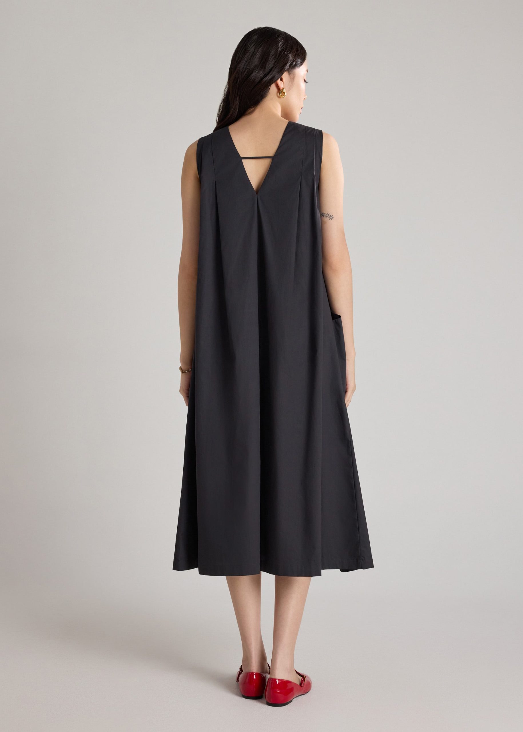 Cotton Trapeze Dress - Image 10