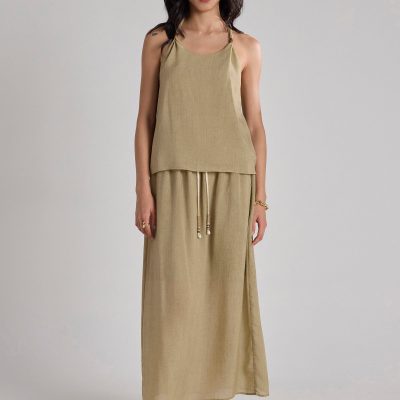 Coastal Beads Drawstring Skirt