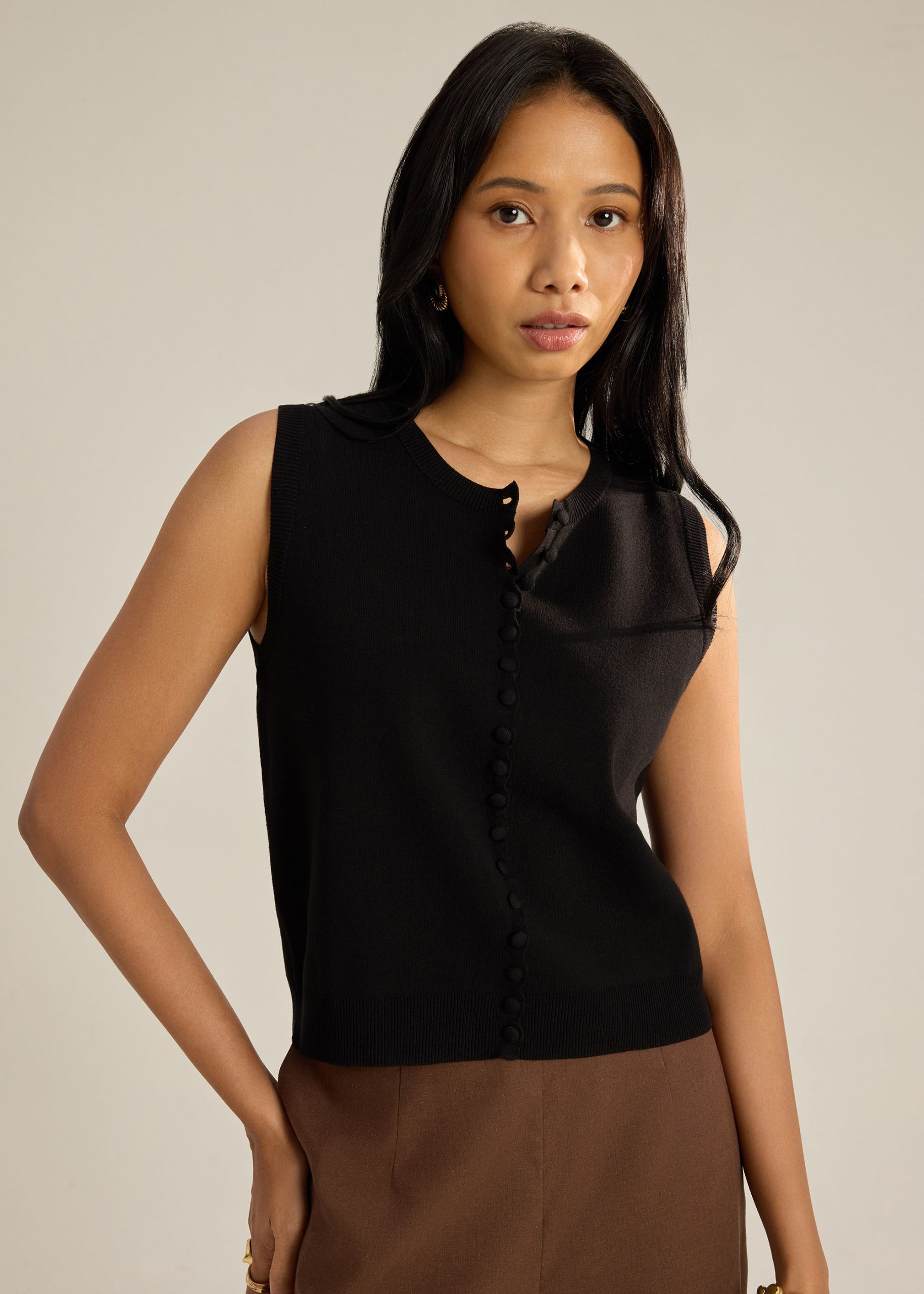 Anjali Scallop Edge Knit Top - Image 5