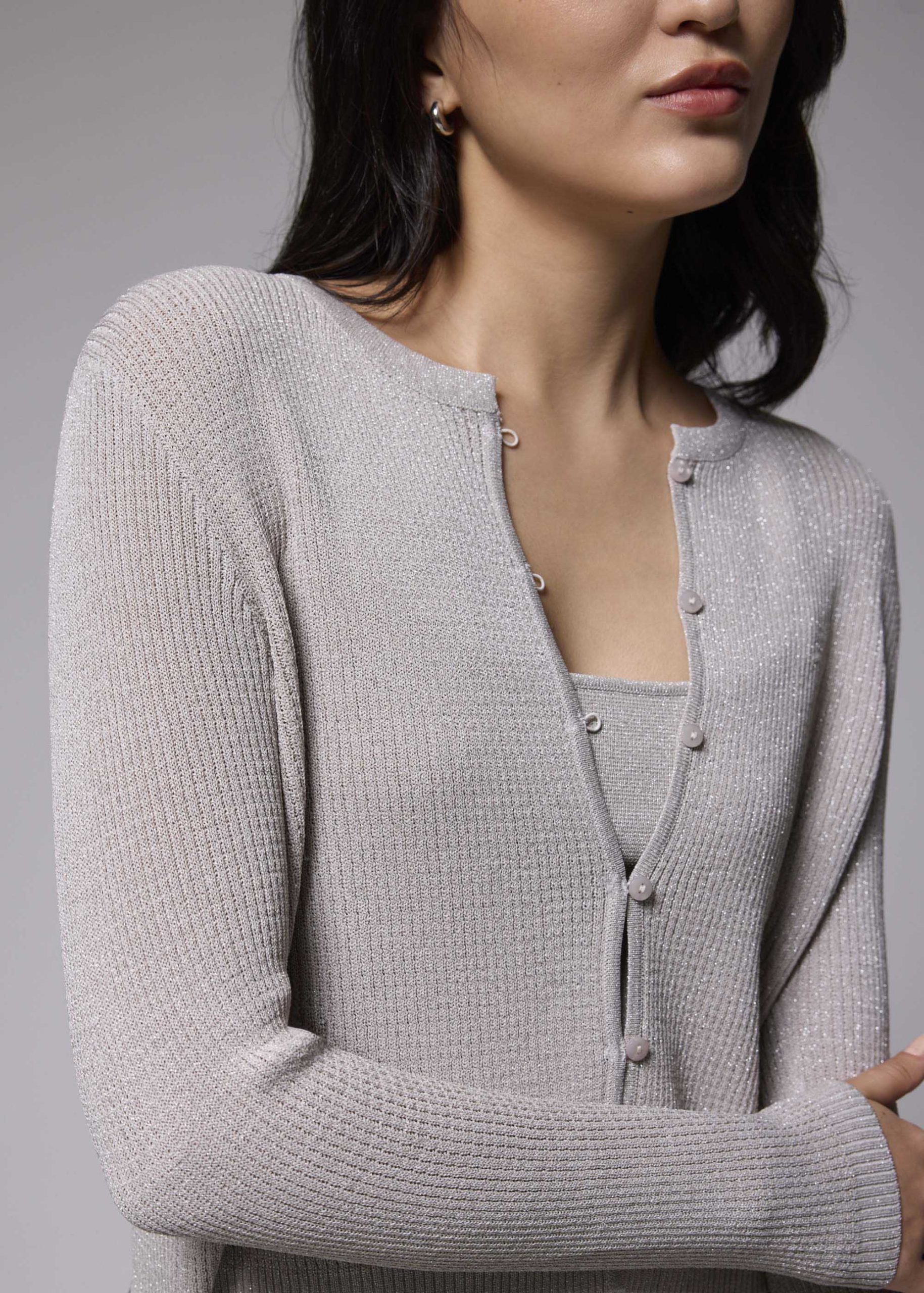 Fitted Crop Knit Camisole Top - Image 18