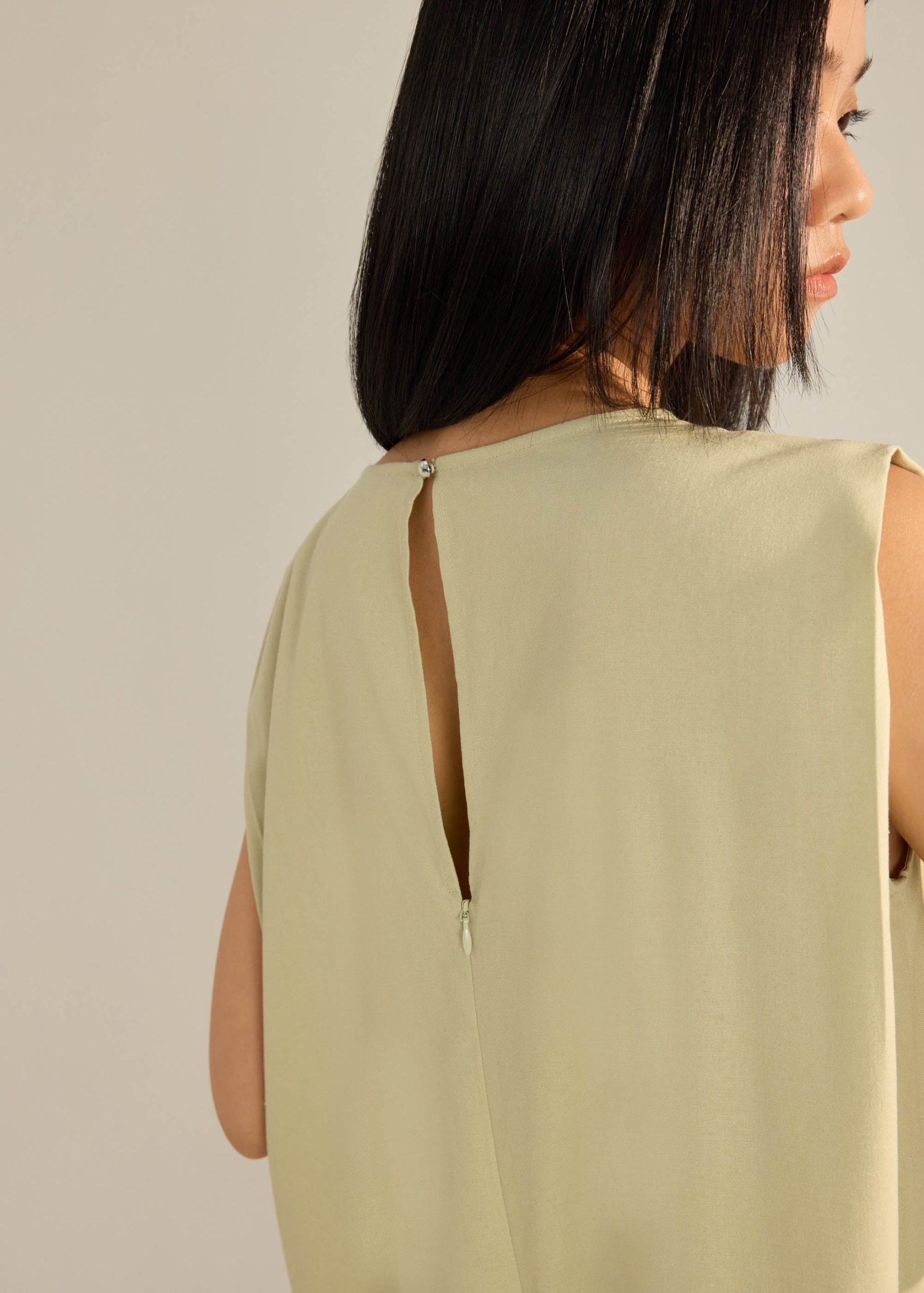 Linen Wide Leg Jumpsuit - Image 7