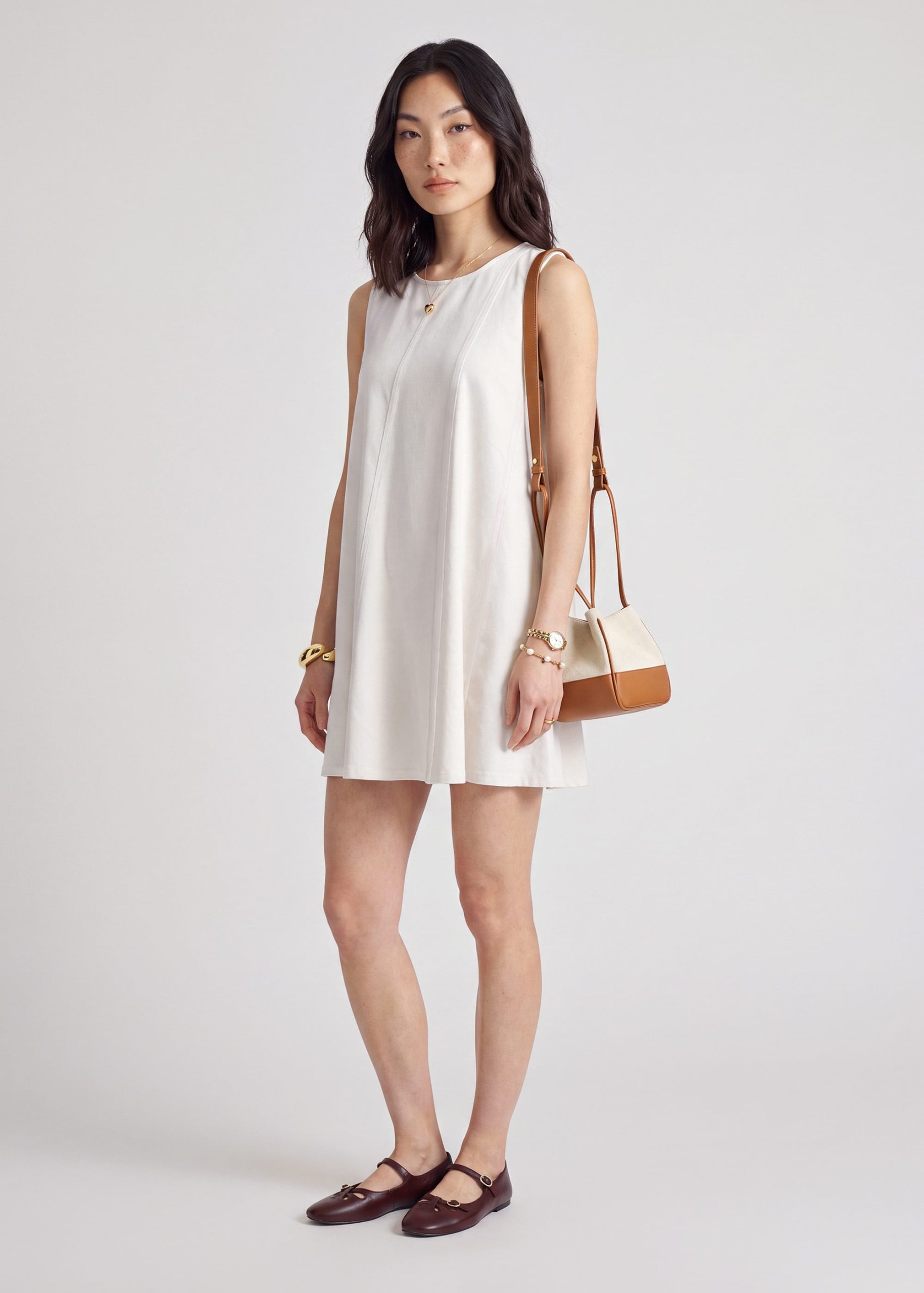 Flare Mini Dress - Image 2