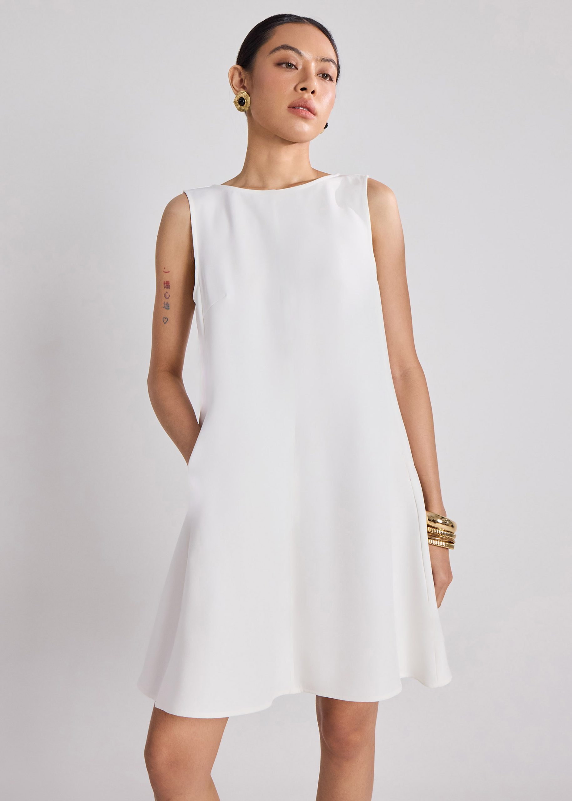 Ava Trapeze Mini Dress - Image 3