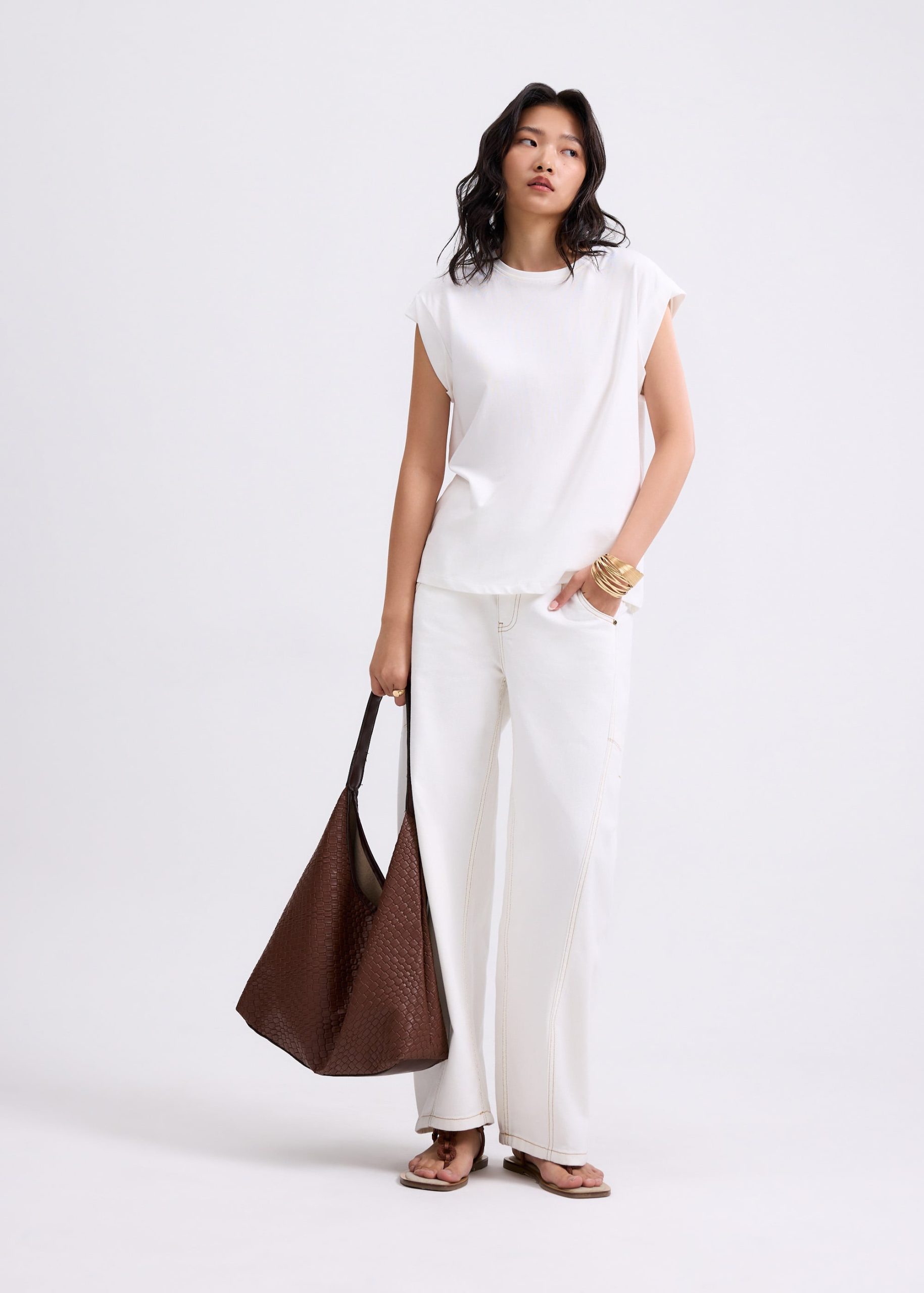 Gia Relaxed Jersey Muscle Tee - Image 7