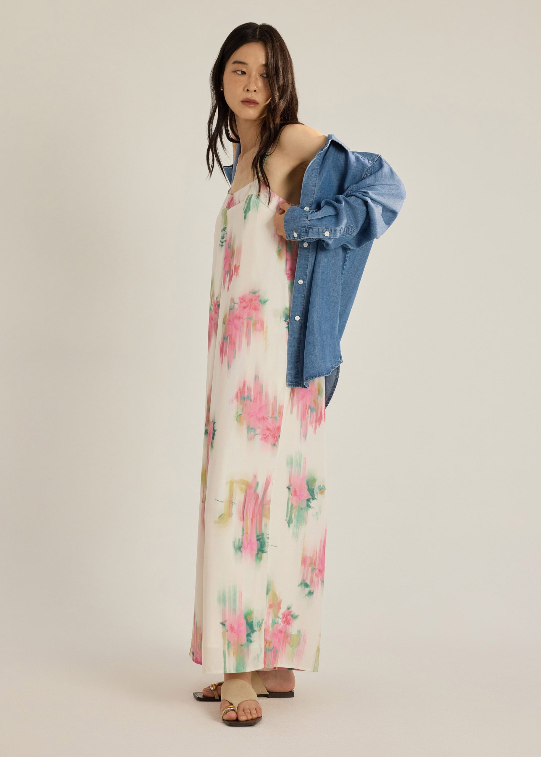 Wide Leg Jumpsuit in Summer Haze - Image 3