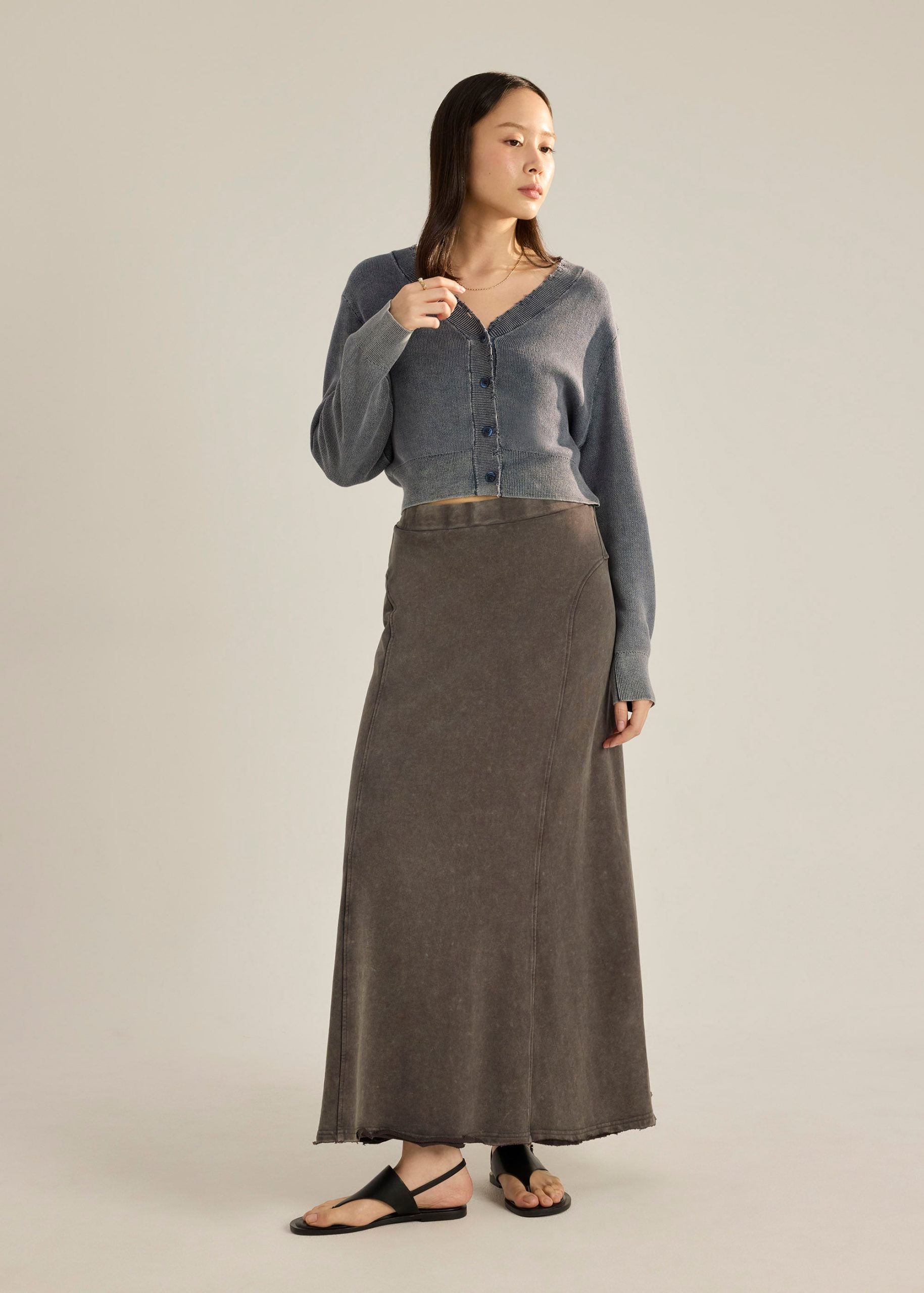 Distressed Knit Cardigan - Image 4