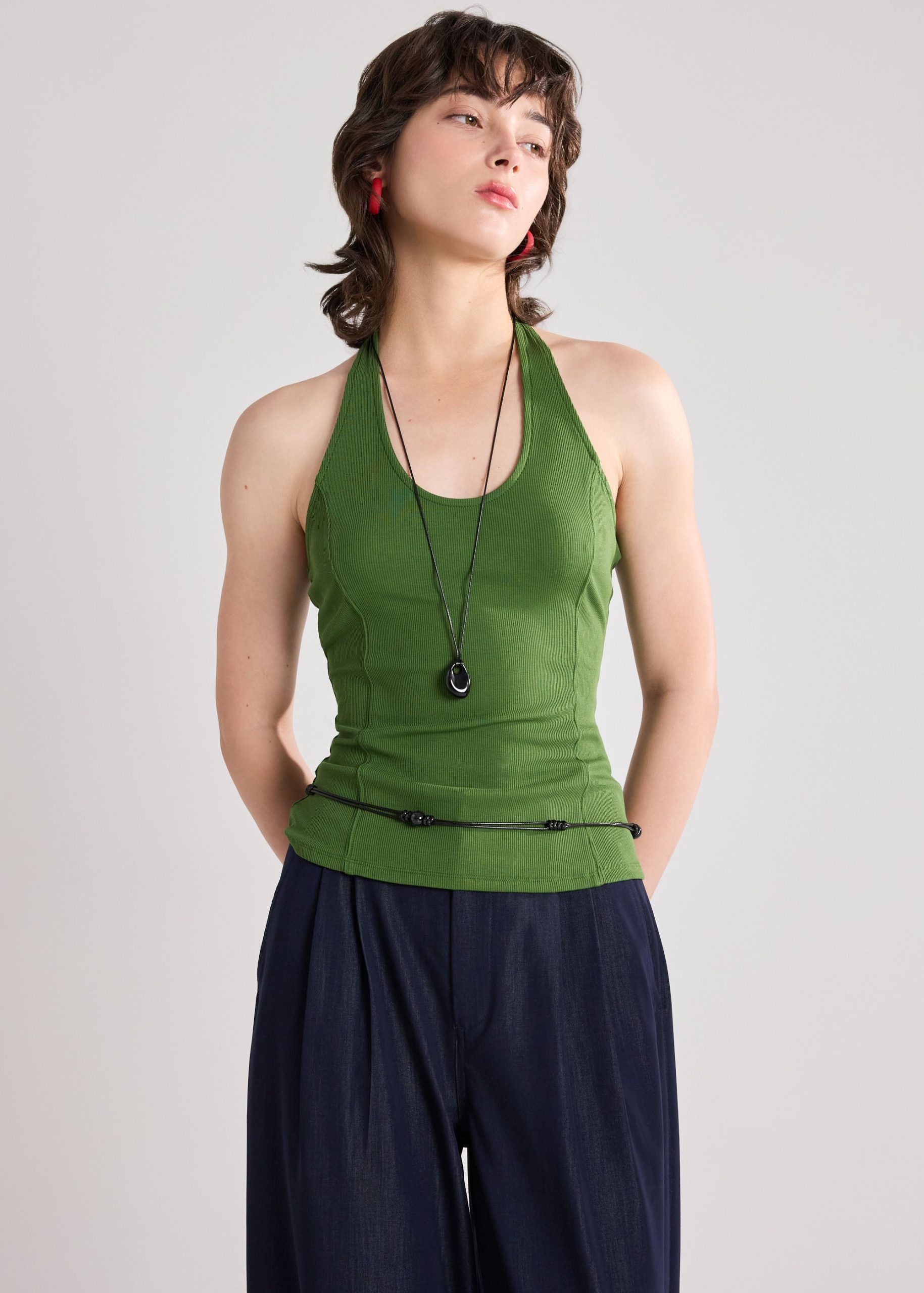 Halter Fitted Top - Image 7