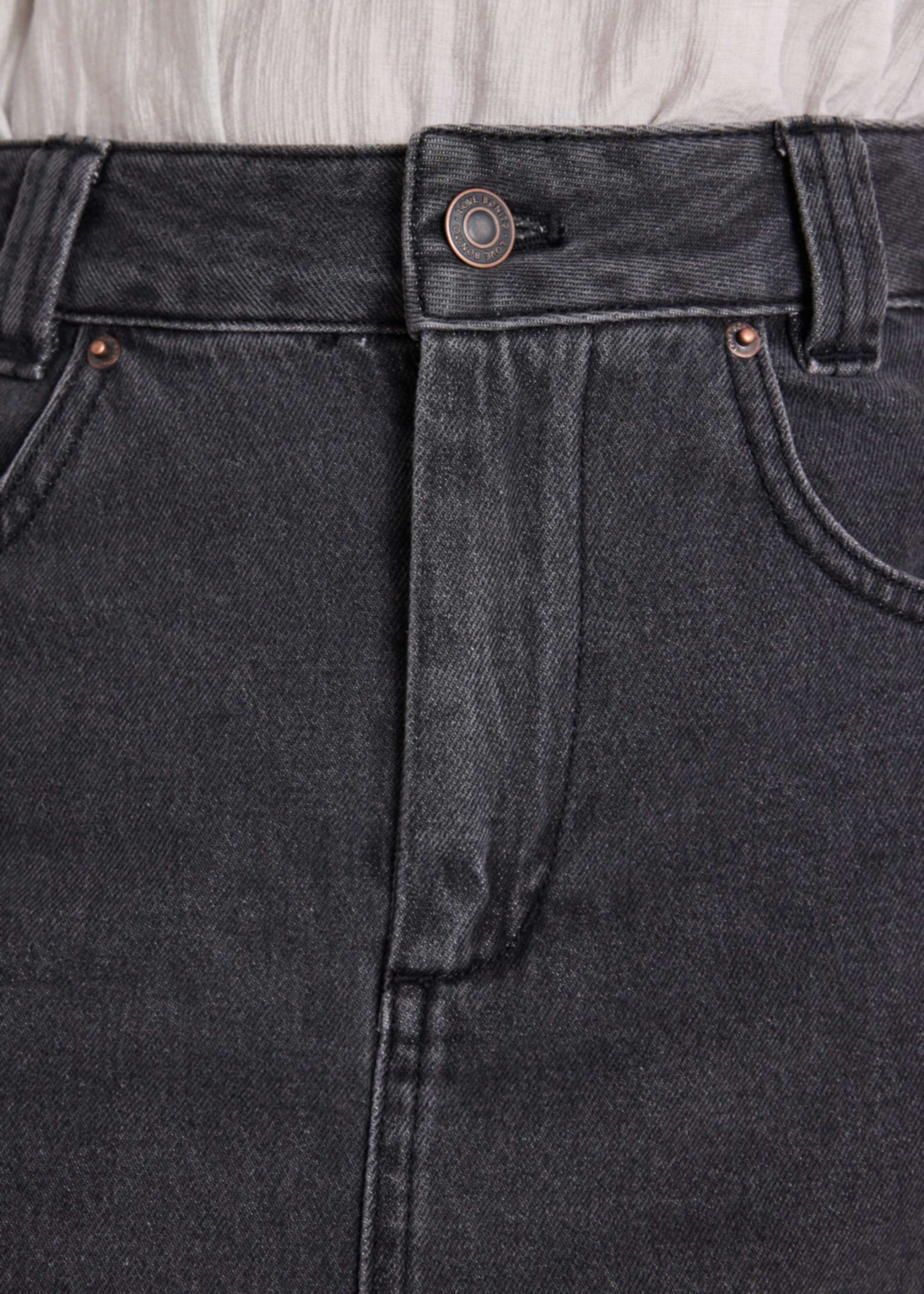 Raw Hem Denim Skirt - Image 14